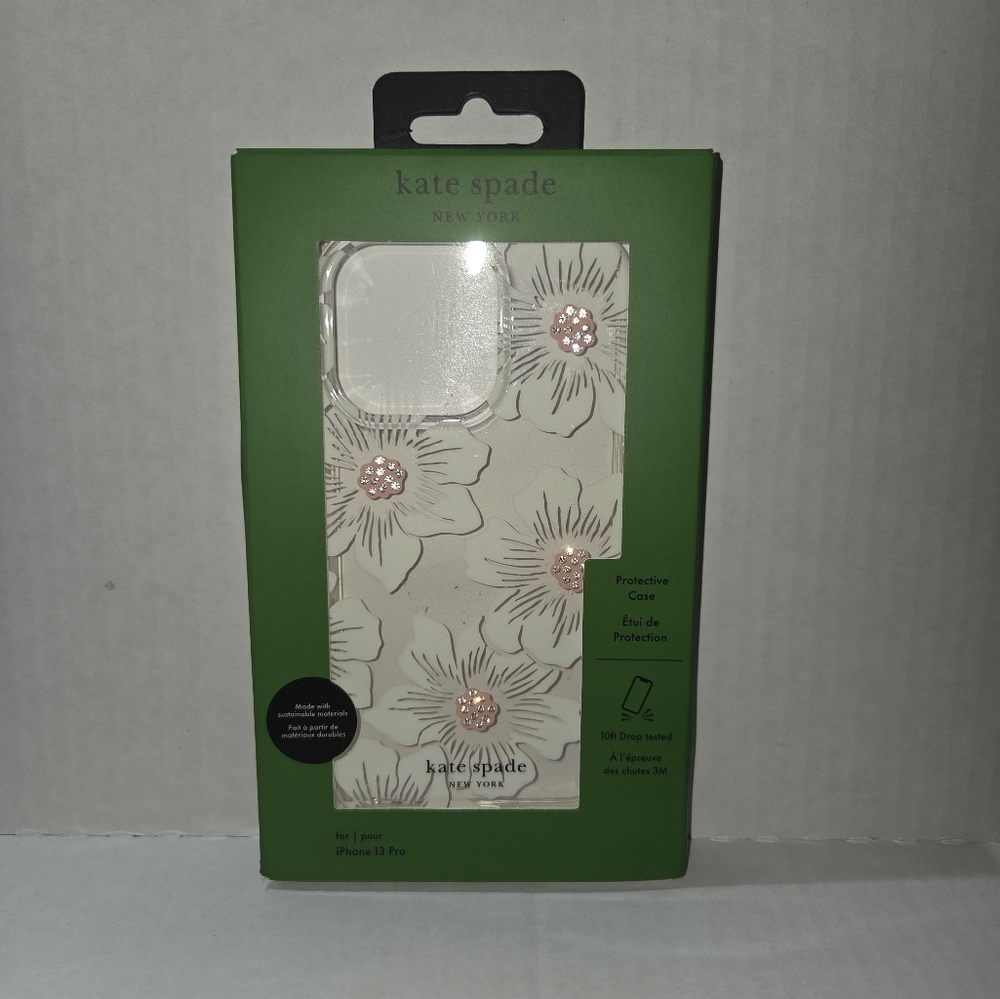 Kate Spade New York Apple iPhone 13 Pro Protective Case - Hollyhock Floral